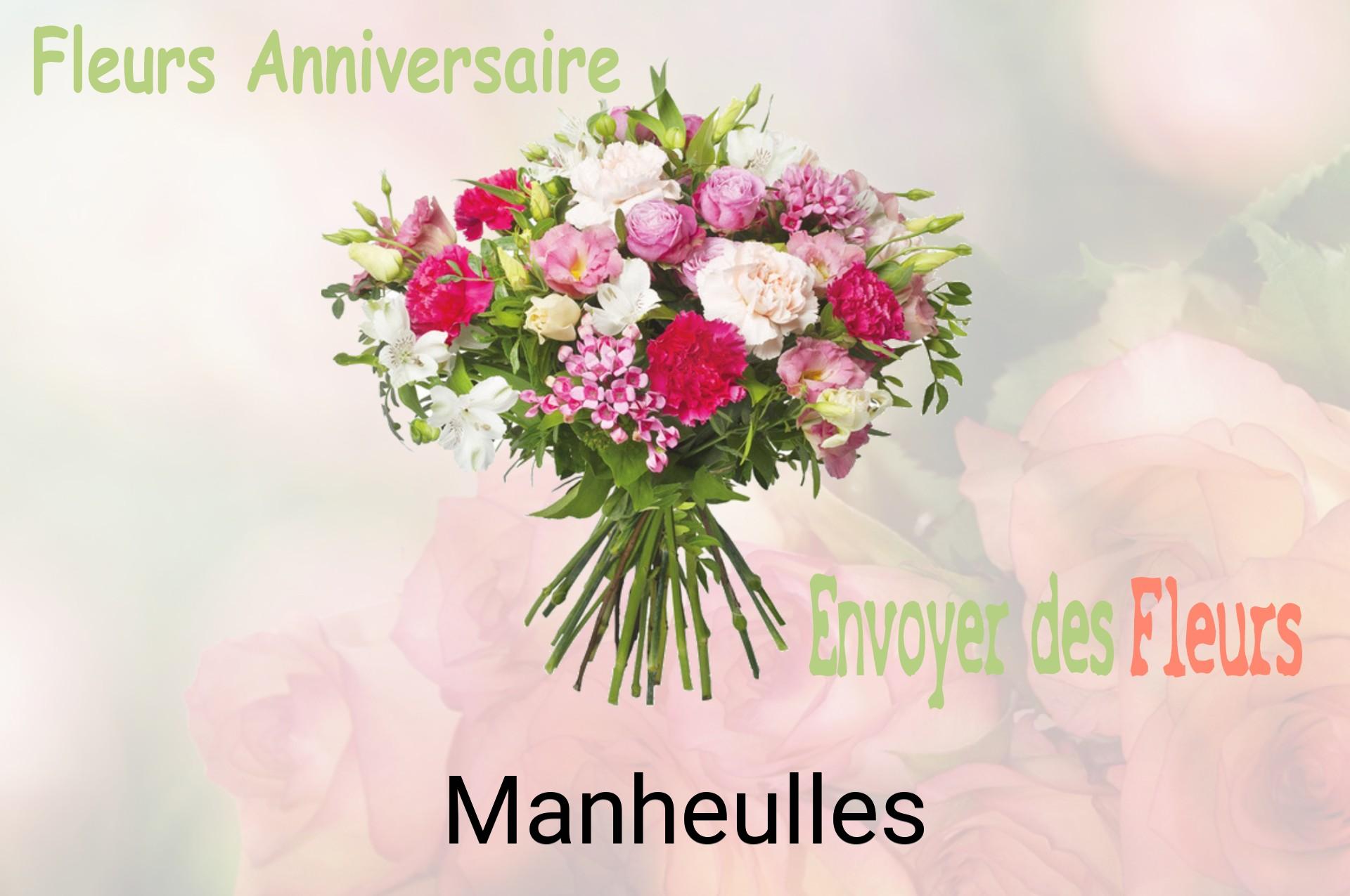 Bouquet de fleurs d’anniversaire livré à Manheulles